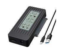 Flkiglm Adattatore disco rigido a USB, lettore di hard disk, lettore di hard disk esterno, adattatore USB per laptop, tablet, desktop, casa, uffici