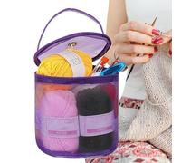 Flkiglm Borsa all'Uncinetto - Girocollo Com Cavalo De Natal - Gomitolo E Pallone Organizzatore,per Crochet per Maglieria Aghi Filato delle Donne Magliette