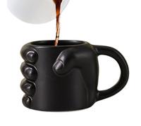 Flkiglm Carina da caffè | Faust Design per caffè e tè, in ceramica riutilizzabile per acqua, succo di tè, latte, campeggio, ristorante, uomini e donne idee regalo