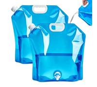 Flkiglm Contenitore d'Acqua con Rubinetto Serbatoio Pieghevole Portatile | Tanica Acqua Da Campeggio 10L Con Beccuccio per bere all'aperto, viaggi, picnic, sport e trekking con lo zaino