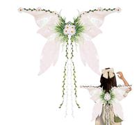 Flkiglm delle Fate per Ragazze, di Farfalla Regolabili, Decorazione per Halloween, Natale, Feste, spettacoli di palcoscenico Giardino