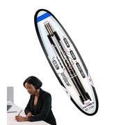 Flkiglm Penna estensibile, penna con molla fine, punta da 0,38 mm, per journaling, ufficio e disegno con penna liquida