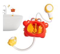 Flkiglm Soffione Doccia a Giocattoli da Bagno da i Bambini | Giocattolo a Forma di Granchio che Sputa Bolle e Spruzza Acqua | Gioco d'Acqua per la Vasca - Per Bambini Ragazze Ragazzi Bagno Vasca