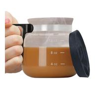 Flkiglm Tazze da caffè trasparenti - 473 ml da caffè, da tè, contenitore per latte, latte, latte, freddo, cappuccino, succo, casa, viaggi, campeggio, picnic, feste