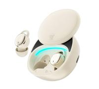 FLKWOP Cuffie Bluetooth tipo in-ear Riduzione del rumore fisico Vita invisibile Auricolari a batteria Dormire Mini auricolari lunghi