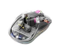 FLKWOP Ricaricabile Mouse Carino Bambola 3 Modalità Mause Con Display di Potere Laptop Bambini Compresse