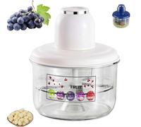 FLKWOP Sbucciatrice elettrica per uva, sbucciatrice automatica per aglio e frutta, strumento di rimozione della pelle, ricaricabile, senza sforzo in pochi secondi