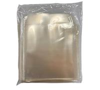 FLLAGG20 | Custodie CD Dvd Bluray | 100 Pezzi Bustine, Buste Trasparenti, PVC | Aletta di Chiusura, Protezione Dischi, visibilità Etichette | Conservazione Dischi Senza Polvere