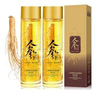 FLLUOUZH 2 Pcs Ginseng Anti Wrinkle Serum, Ginseng Polypeptide Anti-Ageing Essence, Ginseng Extract Liquid, Tightening Sagging Skin Reduce Fine Lines, for All Skin Types