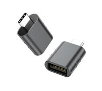 Fllyvly Adaptateur USB C vers USB 3.0, Pack de 2, Compatible avec 16 Pro Max, MacBook Pro/Air 2021, iMac, iPad Mini 6, Connecteur Mâle vers Femelle USB-A, Haute Durabilité et Vitesse