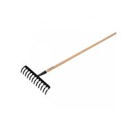 FLO 35782-Rastrello, 12 denti, con manico