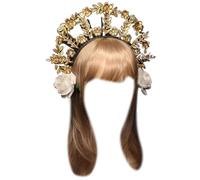 FLOAM CROWN HAIR HAUF VINTAGE GUIDA FACILE HAIR Accessori Per Cerchietto Matrimonio Foto Della Sposa Puntelli