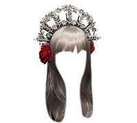 FLOAM CROWN HAIR HAUF VINTAGE GUIDA FACILE HAIR Accessori Per Cerchietto Matrimonio Foto Della Sposa Puntelli