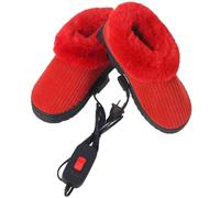FloAPa Donna Pantofole Riscaldate USB Scaldapiedi Invernali Calde Pantofole in Peluche Scarpe Riscaldanti Elettriche per Scarpe Domestiche,002,36(38) EU