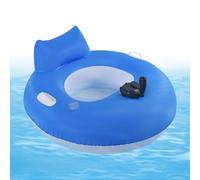 Float elettrico appiattibile | PVC 101 cm | Propulsione motore Built-in | Colore non specifico | Lounger d'acqua reclinatore pieghevole | Adulto Pool Floating Chair Outdoor Swimming Relaxation Seat