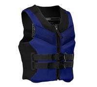 Float Jacket Adult Neoprene High Buoyancy Adjustable Safety Swimming Float Jacket for Surfing Kayaking Rafting Boating Fishing Canoeing Water Sports Outdoor Safety Gear(Blue,5XL)