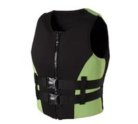 Float Jacket Water Sports Thickened Buoyancy Float Jacket Adult Swim for Swimming Snorkeling Boating Fishing Kayaking Surfing Canoeing Rafting Outdoor Safety Gear(Green,XL)