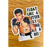 Float Like A Butterfly Sticker Sticker Muhammad Ali Boxing Boxing Sport Mi510