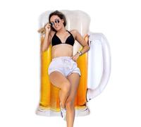 Float per l'acqua di novità - grande stile di bevande, galleggiante da salotto abbronzante, comodo letto ad aria piscina | Raft per il libero gonfiato, divano galleggiante estivo, grande materas