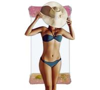 Float Per Piscina Per Adulti - Float In Vinile, Lettino Da Spiaggia, Zattera Glitter | 70x30in Acqua Gonfiabile Con Effetto Scintillante E Robusta Build, Galleggiante Di Piscina Portatile Per Il Lago