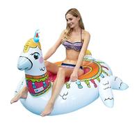 Float piscina gonfiabile alpaca - tubo della zattera d'acqua di grandi dimensioni per adulti, simpatico floatie di animali | Hammock galleggiante per giorni in spiaggia, feste in piscina estiva, viagg