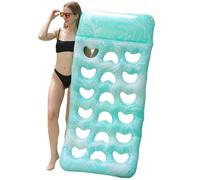 Float piscina gonfiabile - zattera del salotto, sedile galleggiante | Materasso per l'acqua di design a foglia impermeabile, comodo letto rilassato per nuotare parco divertimenti in viaggio per la fes