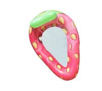 Float Pool Di Fragole | Suntan Raft Float Fun Beach Floaties | Floatie Di Amaca D'acqua Rilassante Gonfiabile Per La Piscina Abbronzatura Della Piscina