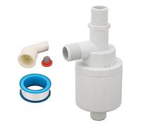 Float Valve 1/2 Inch DN15 | Top Inlet Auto Water Level Control for Pool/Water Container/Toilet | 304 Stainless Steel, 142psi High Pressure, 10.7 GPM Flow