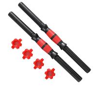 Floatdream 2 Pezzi Set di Barre Regolabili per Sollevamento Pesi, Manubri Universali da 40 cm, Pole Bar Per Manubri, Palestra Allenamento di Forza Accessori per Il Fitness