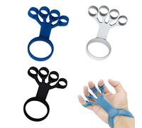 Floatdream 3 Pezzi Finger Trainer in Silicone, Esercitatore per le Dita Della Mano, Esercitatore per Gli Estensori Delle Dita, per Rafforzare le Dita e Allenare i Muscoli Della Mano (3 Misure)