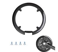 Floatdream Copricatena per Bicicletta, Anello Paracatena in Plastica per Bicicletta, Disco Paracatena 8 Fori, per Bicicletta Mountain Bike 42 44 Denti (Nero)