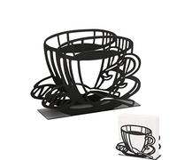 Floatdream Porta Tovaglioli da Tavola Verticale, Portatovaglioli in Metallo da Tavolo, Portatovaglioli, Design per Tazze da Caffè, per Sala da Pranzo, Soggiorno, Bar, Decorazione Della Cucina