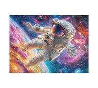 Floating Astronaut Galaxy Rompicapo 500 Pezzi Per Regalo Di Halloween Cartone Rigido Per Adulti Tema Horror Per Feste Con Amici Edizione Limitata Top Vendita 500 PCS