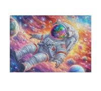 Floating Astronaut Space Puzzle 300 Pezzi Rompicapo Creativo Artistico Stimolo Della Creatività Attività Per Il Tempo Libero Regalo Per Persone Creative 300 PCS