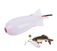 Floating Bait Fishing Feeder - Contenitore galleggiante per esche da pescatore, Float Launcher | Mangime per razzi pellet per la posizione della e della bomba da pesca per attirare i glutei