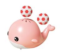 Floating Ball Toy Whale Blowing Game Interactive Balance Toy USB Rechargeable Educational Play Tool for Kids Classroom Home Fun Skill Development Hand Eye Coordination Compact Durable