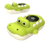 Floating Bath Toys - Cute Crocodile Animal, Digital Backlit LED Display | Water Temperature Monitor, Fun Interactive Bathing Toy For Bathtub Swimming Pool Spa Home Shower Travel Entertainment With Saf