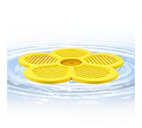 Floating Bee Island - PET 19.5cm Flower Shape | Bee Watering Station Floating Water Feeder, Hydration Rest | For Bees Butterflies Outdoor Garden Pond Pool Yard Farm Wildlife Support