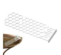 Floating Bee Ladder & Butterfly Drinking Station - Anti-Drowning Waterer For Bird Baths & Ponds - Foldable Honeycomb Design Bee Landing Pad - Wildlife Garden Hydration Station - Giallo/Bianco
