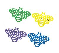 Floating Bee Watering Station | 4 Pieces Multi-Level Perches Fun Lightweight Floating Foam,19.7x13.6x0.4cm Bee Island Garden Decor - For Porch Courtyards Terraces Patio Lawn Grassland