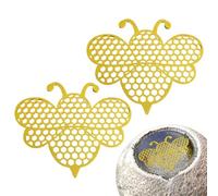 Floating Bee Watering Station, set di 2 feeder da giardino, per esterni pollinator Drink Bowl, Bee Butterfly Hydration Tray, for Gardeners Homeowners Animal Lovers Patio Backyard Front Yard Balcony