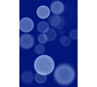 Floating circles: A Minimalist Lined Notebook for Creative Writing, Mindfulness Journaling, and Daily Notes (100 Pages, Blue Cover, 6×9 Inches)