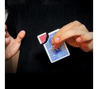 Floating Color Corner Card Trucchi di magia Floating Card Corner e Cambia colore Visual Restauro Magi Illusioni del palcoscenico espedienti (retro blu)