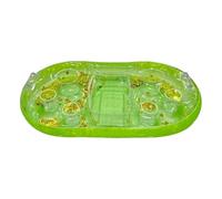 Floating Cooler, Pool Beverage Float, Cup Holder Raft, Sparkly Confetti Design, for Beach Lake Hot Tub Ice Cold Drinks Fruit Snacks Sunglasses Phone Storage Summer Party Use