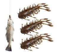 Floating Creature Soft Lures Tackle Gear |Soft Fishing Bait Multi Tentacle | Bass Fishing Bait for Stream Reservoir Inshore Surf Dock Saltwater Lake Pond River