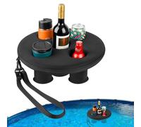 Floating Drink Holder Tray, 5 Hole Floating Beverage Floatie, Pool, Spa, Adorable Beach Inflatable Floatings Pools Accessory for Parties, Water Fun and Relaxation, Hot Tub