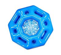 Floating Game Table, Octagonal Multifunctional Interactive Design, Durable Pool Accessory, Reliable Entertainment Tool, Practical Build for Summer Swim Water Park Beach Party