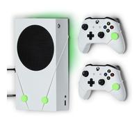 Floating Grip Xbox Series S Wall Mount: Sleek Mounting Deluxe Kit For Hanging Xbox Series S Gaming Console & 2 Controllers Incl. Led Stip Mount Covers Effective Ventilation, Easy-To-Install System