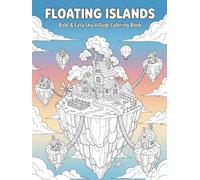 Floating Islands: Bold & Easy Sky Village Coloring Book