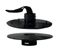 Floating Mat Straps, Portable Grommet Kit, Secure Tie-Down System, Safety Rope Hanger Set, Water Pad Fastener for Foam Mats, Boats, Kayaking, Lake, Pool, Beach, Black Colored